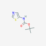 Structure of tert-butyl thiazol-5-ylcarbamate