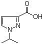 Structure of 1H-Pyrazole-3-carboxylic acid, 1-(1-methylethyl)-
