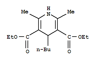 Structure of diethyl 4-butyl-1,4-dihydro-2,6-dimethylpyridine-3,5-dicarboxylate