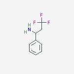 Structure of 3,3,3-TRIFLUORO-1-PHENYL-PROPYLAMINE