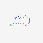 Structure of 3-CHLORO-6,7-DIHYDRO[1,4]DIOXINO[2,3-C]PYRIDAZINE
