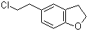 5-(2-氯乙基)-2,3-二氢苯并呋喃结构式