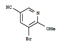 Structure of 3-Pyridinecarbonitrile,5-bromo-6-methoxy-