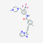 Structure of AP24534(Ponatinib)