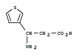 Structure of 3-AMINO-3-(THIOPHEN-3-YL)PROPANOIC ACID