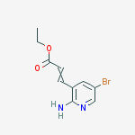 Structure of Ethyl 3-(2-amino-5-bromo-3-pyridyl)acrylate