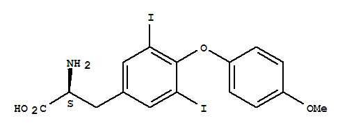 Structure of 3,5-Diiodo-4'O-Methyl-L-Thyronine