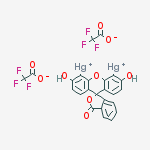 Structure of Bis(2,2,2-trifluoroacetato-κO)di-Mercury Fluorescein