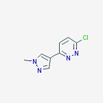 Structure of 3-chloro-6-(1-methyl-1H-pyrazol-4-yl)pyridazine