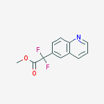 Structure of Alpha, Alpha- two fluorine -6- methyl ester of acetic acid