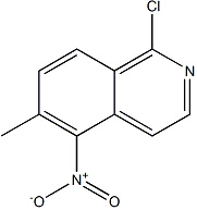 Structure of 1-chloro-6-Methyl-5-nitroisoquinoline