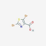 Structure of 2,5-DIBROMO-THIAZOLE-4-CARBOXYLIC ACID