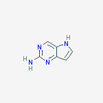 Structure of 5H-Pyrrolo[3,2-d]pyrimidin-2-amine