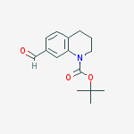 Structure of 1-BOC-1,2,3,4-TETRAHYDROQUINOLINE-7-CARBALDEHYDE