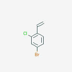 Structure of 4-Bromo-2-chloro-1-ethenyl-benzene