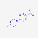 Structure of 2-(4-Methylpiperazin-1-yl)-5-nitropyrimidine