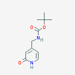 Tert-butyl N-[(2-oxopiperidin-4-yl)methyl]carbamate结构式