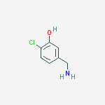 Structure of Phenol,  5-(aminomethyl)-2-chloro-