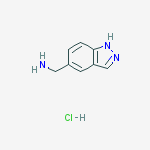 Structure of 1H-Indazole-5-MethanaMine Hydrochloride