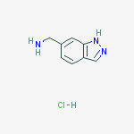 Structure of (1H-Indazol-6-yl)methanamine hydrochloride