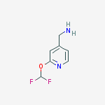 Structure of (2-(Difluoromethoxy)pyridin-4-yl)methanamine