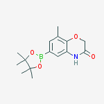 Structure of 2H-1,4-Benzoxazin-3(4H)-one, 8-Methyl-6-(4,4,5,5-tetraMethyl-1,3,2-dioxaborolan-2-yl)-