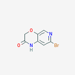 Structure of 7-Bromo-1H-pyrido[3,4-b][1,4]oxazin-2(3H)-one