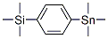 [4-(Trimethylsilyl)phenyl]trimethylstannane结构式