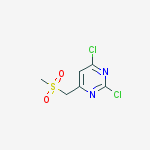 Structure of 2,4-Dichloro-6-(methylsulfonylmethyl)pyrimidine