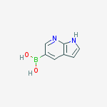 Structure of 1H-PYRROLO[2,3-B]PYRIDIN-5-YLBORONIC ACID