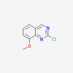 Structure of 2-chloro-8-methoxyquinazoline