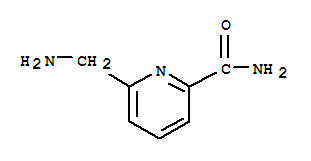 Structure of 2-PYRIDINECARBOXAMIDE,6-(AMINOMETHYL)-