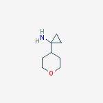 Structure of 1-(oxan-4-yl)cyclopropan-1-amine