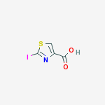 Structure of 2-Iodo-1,3-thiazole-4-carboxylic acid