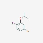 Structure of 4-Bromo-1-fluoro-2-isopropoxybenzene