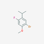 Structure of 1-BroMo-4-fluoro-5-isopropyl-2-Methoxybenzene