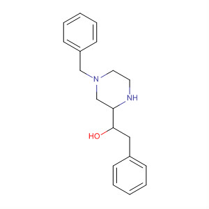 2-Piperazinemethanol, 1,4-bis(phenylmethyl)-结构式