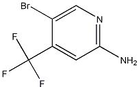 5-溴-4-(三氟甲基)-2-吡啶胺结构式
