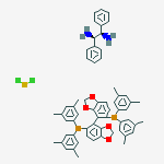 RuCl[(R)-dm-segphos][(R,R)-dpen]结构式