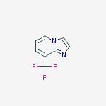 8-Trifluoromethyl-imidazo[1,2-a]pyridine结构式