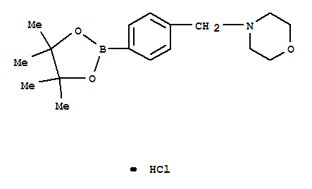 Structure of 4-(4-MORPHOLINOMETHYL)-PHENYLBORONIC ACID PINACOL ESTER HYDROCHLORIDE