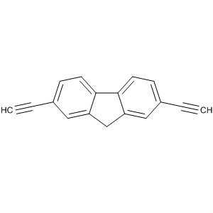 Structure of 9H-Fluorene, 2,7-diethynyl-