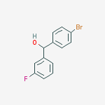 Structure of (4-Bromophenyl)(3-fluorophenyl)methanol