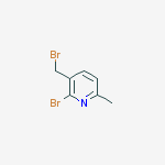 Structure of 2-Bromo-3-(bromomethyl)-6-methylpyridine
