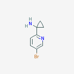 Structure of 1-(5-BROMOPYRIDIN-2-YL)CYCLOPROPANAMINE