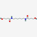 N,N-hexane-1,6-diylbis(4-hydroxybutyramide)结构式