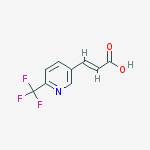 Structure of (2E)-3-[6-(TRIFLUOROMETHYL)PYRIDIN-3-YL]PROPENOIC ACID