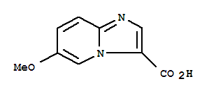 Structure of 6-methoxyimidazo[1,2-a]pyridine-3-carboxylic acid