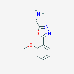 Structure of 1,3,4-OXADIAZOLE-2-METHANAMINE, 5-(2-METHOXYPHENYL)-
