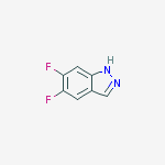 Structure of 5,6-DIFLUORO-1H-INDAZOLE